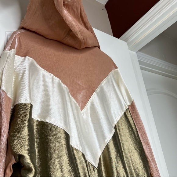 Zara Color Block Hooded Zip Front Jacket Windbreaker size large - Picture 10 of 14